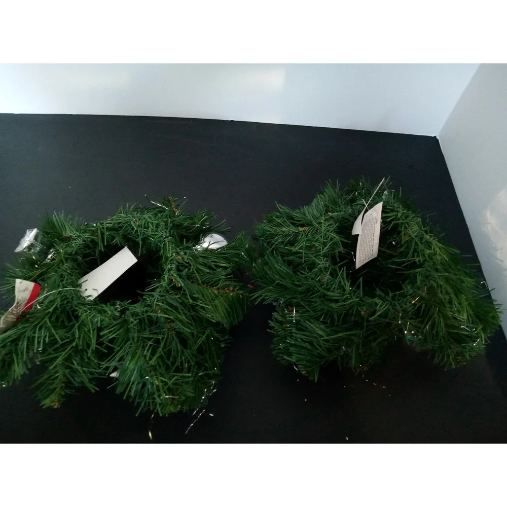 Xmas candle centerpieces Pinecones, bulbs, ornaments Centerpiece Candle Ring 10